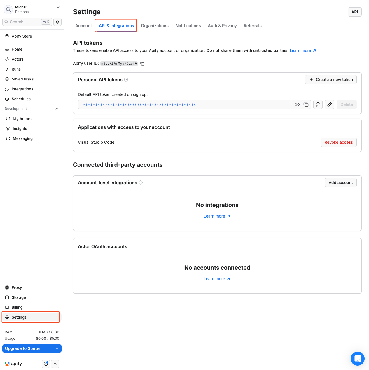 Apify Console token for Make.png